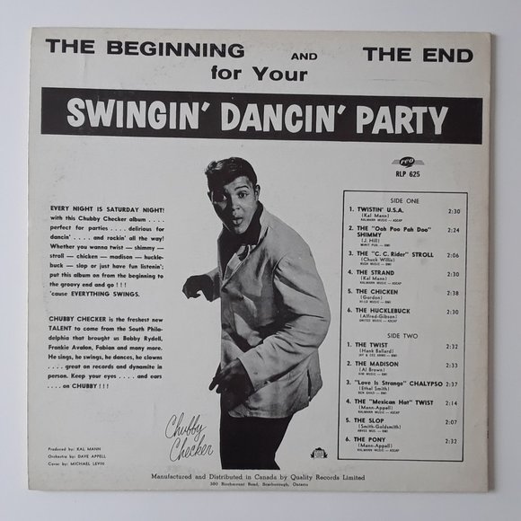 Chubby Checker. Twist. 1960 - Picture 2 of 4